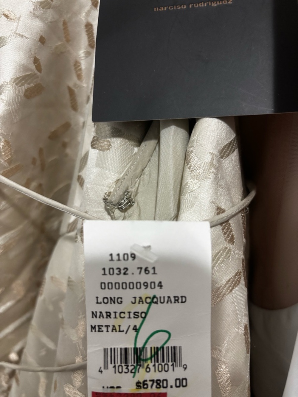 $6780 Narciso Rodriguez Wedding Dress Gown NWT 4-6 Fall 2007 Carolyn Bessette - Picture 10 of 10